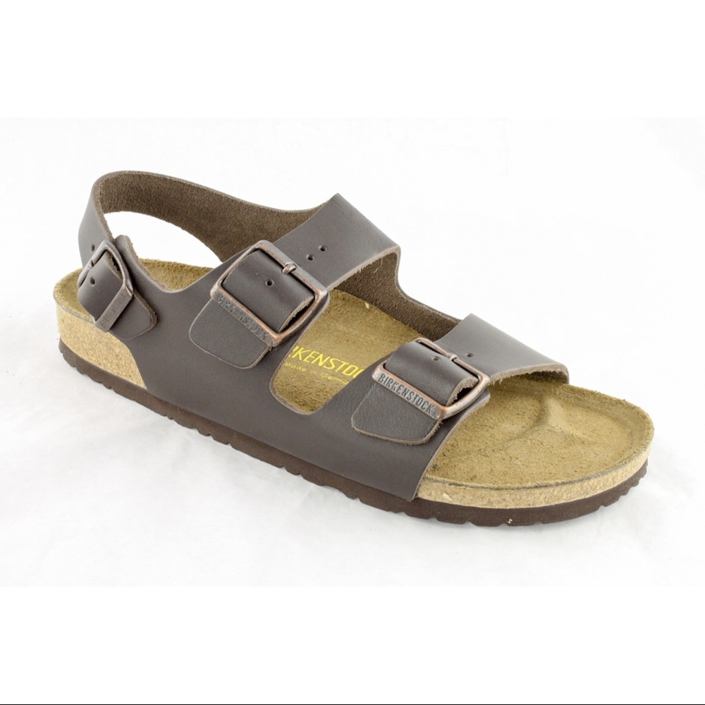 Birkenstock Milano Sandal Tan Slingback Leather 46